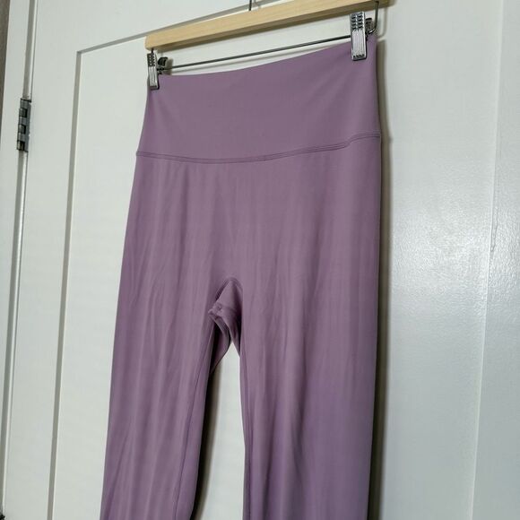 Manduka Leggings Womens Sz L Lilac Purple Pull On Gym Athletic Yoga Stretch - Picture 2 of 10